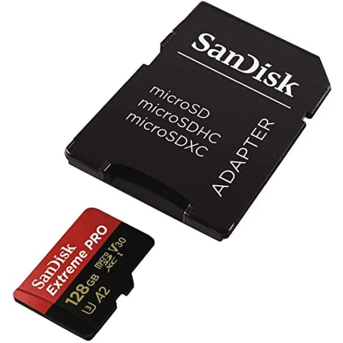 SanDisk Extreme Pro 128GB microSDXC UHS-I with Adapter