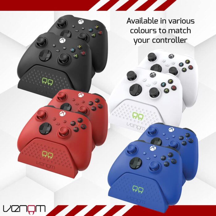 Venom Twin Charging Dock with 2 x Rechargeable Battery Packs