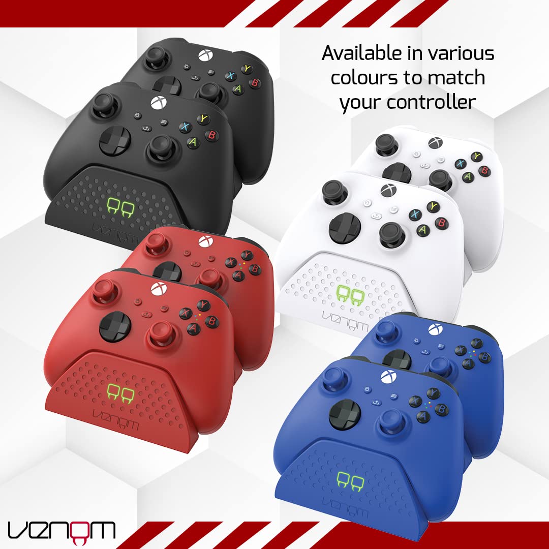 Venom Twin Charging Dock with 2 x Rechargeable Battery Packs