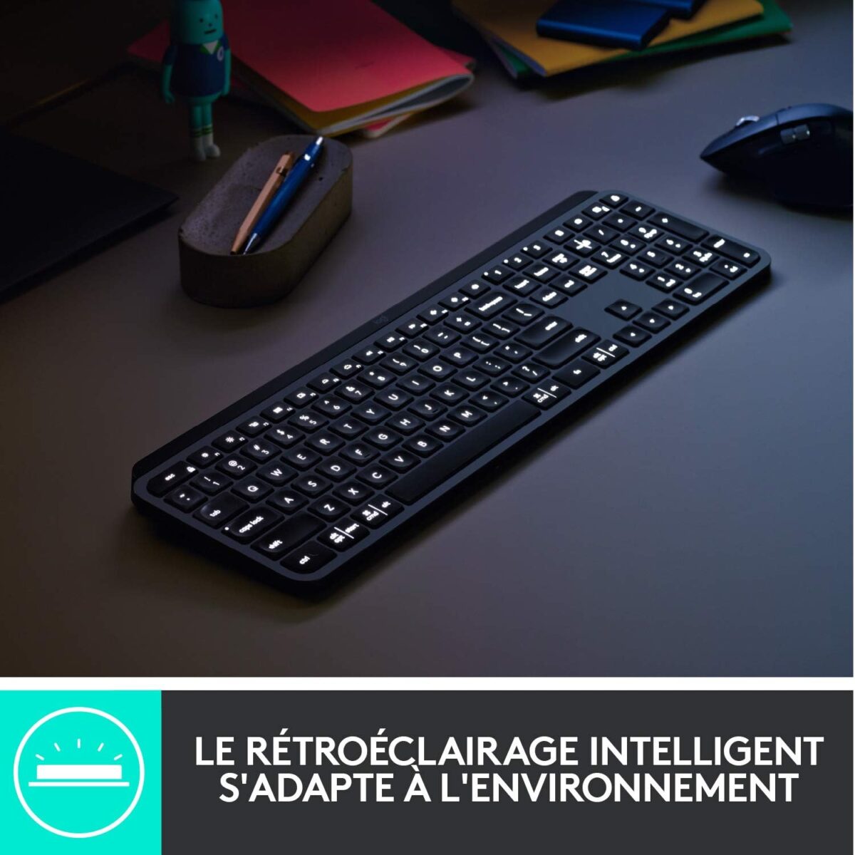Logitech MX Keys Plus Wireless (Graphite)