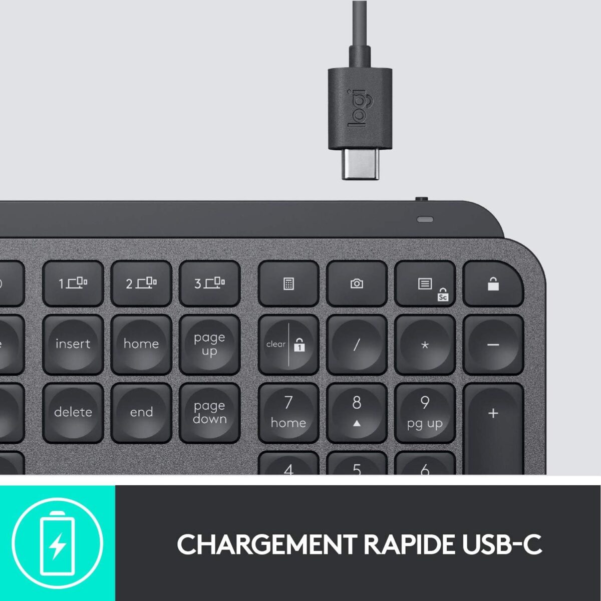 Logitech MX Keys Plus Wireless (Graphite)