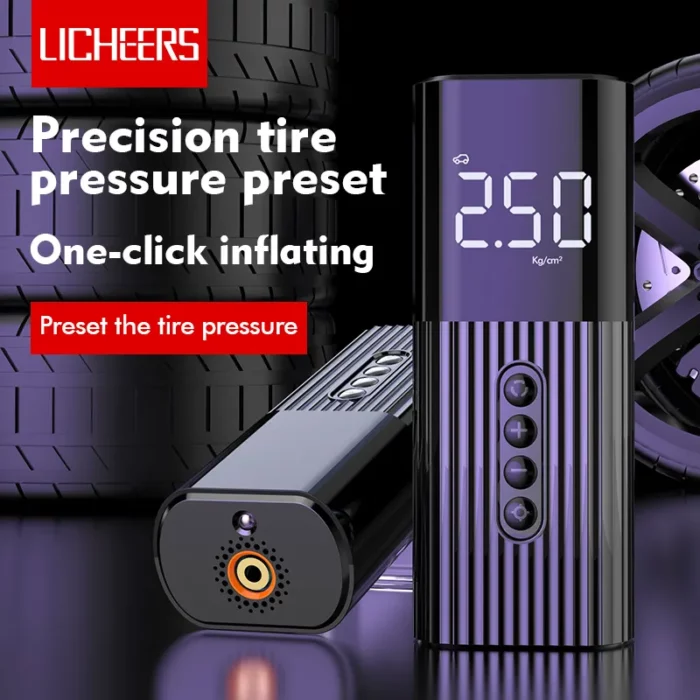 Pompe à air LC-301 mini car air pump digital Auto Tire Inflator Car Tyre compressor