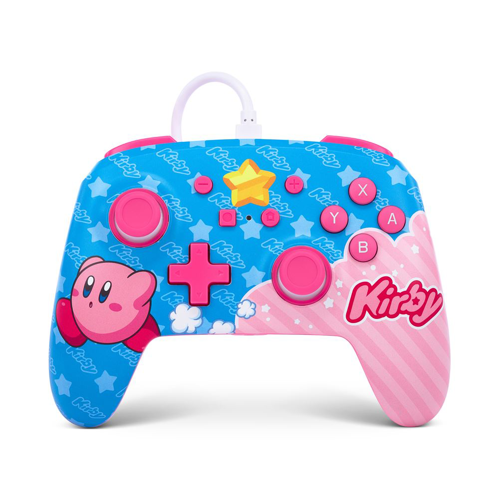 Manette Filaire Améliorée pour Nintendo Switch Kirby