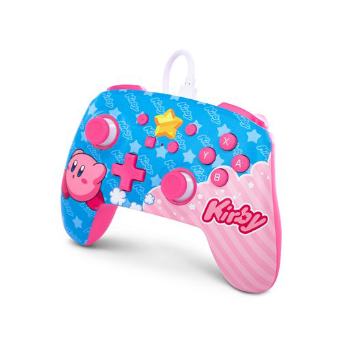 Manette Filaire Améliorée pour Nintendo Switch Kirby
