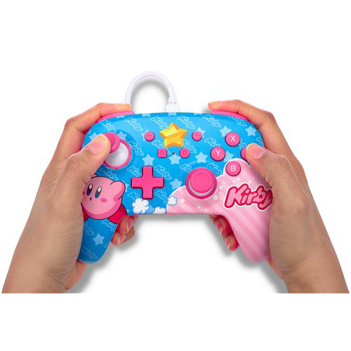 Manette Filaire Améliorée pour Nintendo Switch Kirby