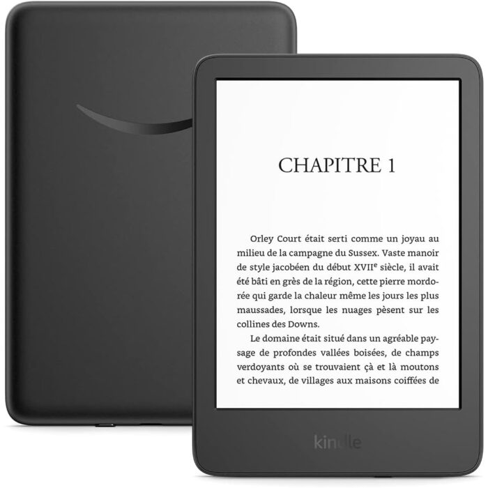 Kindle (modèle 2022) | Le Kindle le plus léger et compact à ce jour | Écran haute résolution 6″ 300 ppp et deux fois plus de stockage | Sans publicités | Noir