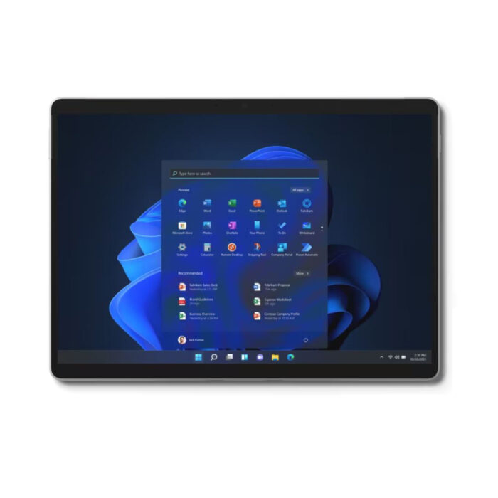 Microsoft surface Pro 9 I7 12 Gen 16GB 256GB SSD NVME 13″