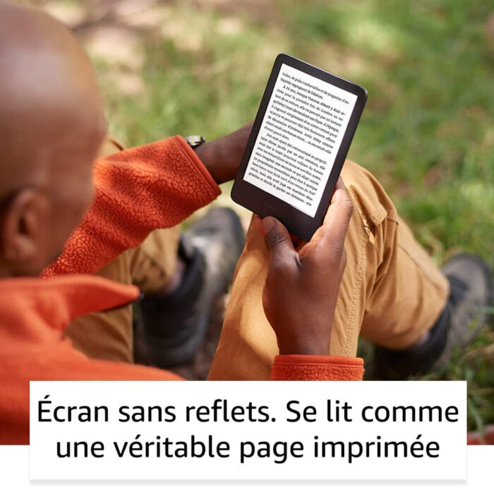 Kindle (modèle 2022) | Le Kindle le plus léger et compact à ce jour | Écran haute résolution 6″ 300 ppp et deux fois plus de stockage | Sans publicités | Noir