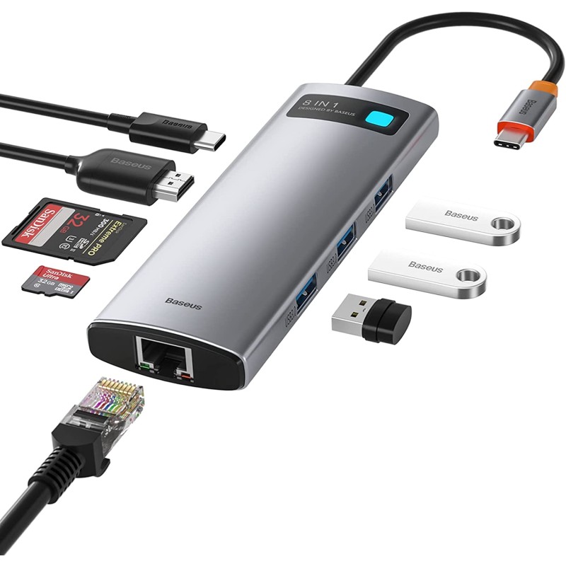 Baseus Hub 8 en 1