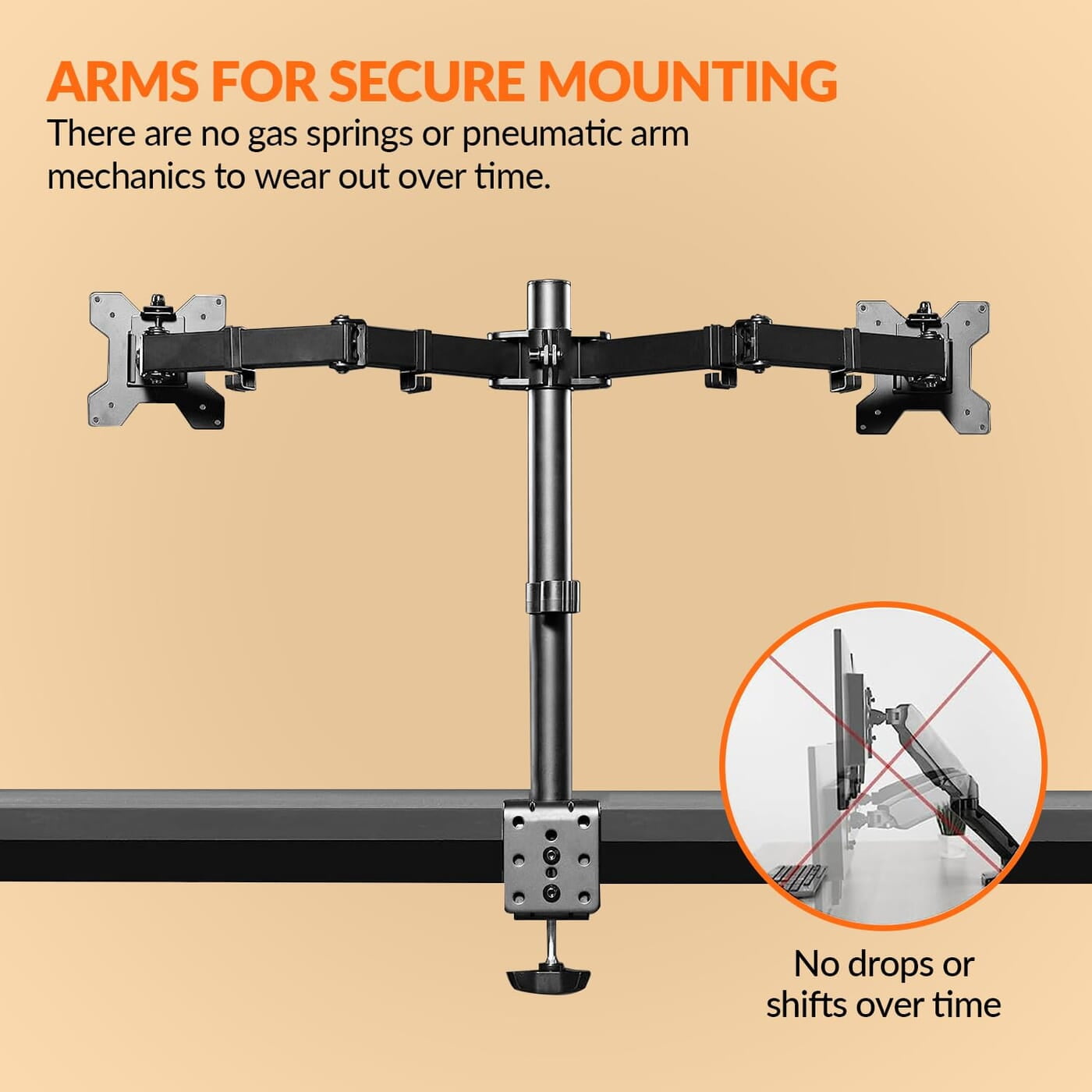 Support Z022 pour deux moniteurs 13″ à 27″