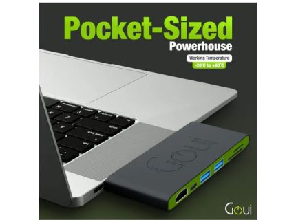 Goui Hub Adaptateur Multiport USB-C 6-en-1