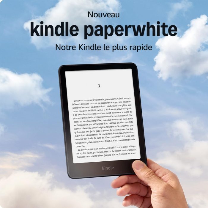 Kindle Paperwhite 12ème Génération 16Go – Écran 7″ – Amazon