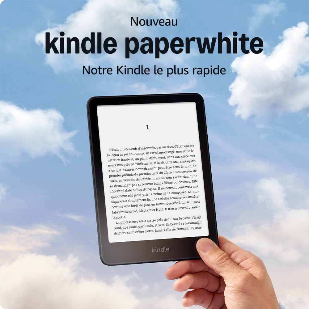 Kindle Paperwhite 12ème Génération 16Go – Écran 7″ – Amazon