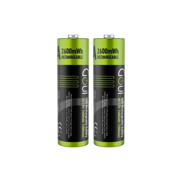 GOUI Rechargeable AAA Batteries