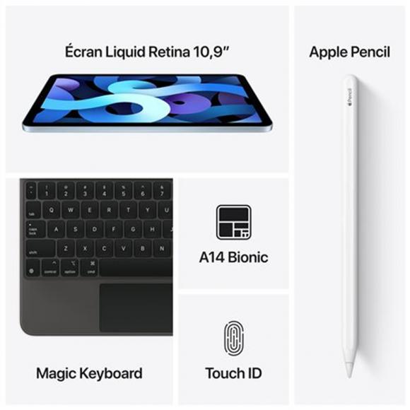 Apple iPad Air 4 – 64Go Wi-Fi + Cellular – Occasion
