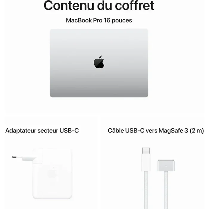 Apple MacBook Pro 16 M3 Max – 36Go RAM, 1To SSD – Occasion