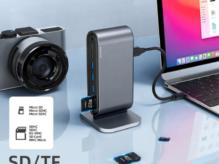 Airplus Station d’accueil USB-C Multiport 12-En-1