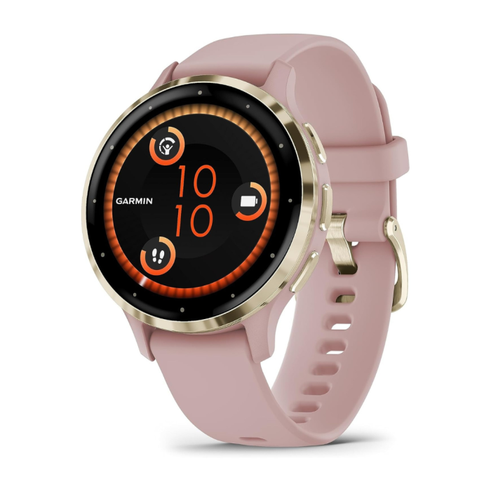 Garmin Venu 3S Montre connectée GPS Soft Gold Rose