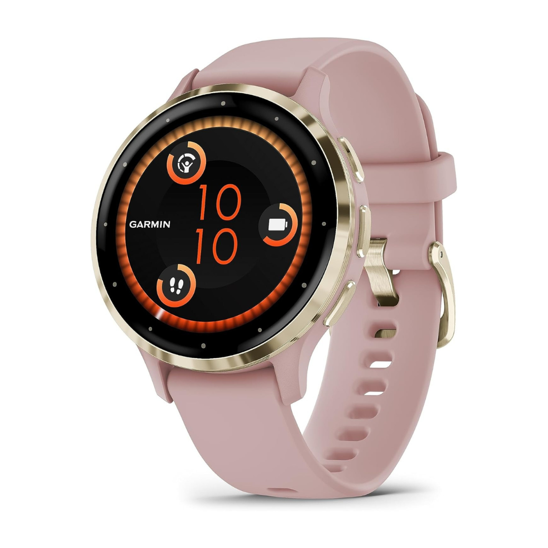 Garmin Venu 3S Montre connectée GPS Soft Gold Rose