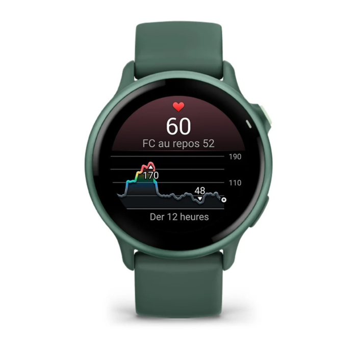 Garmin vívoactive® 6 Metallic Jasper Green montre connectée