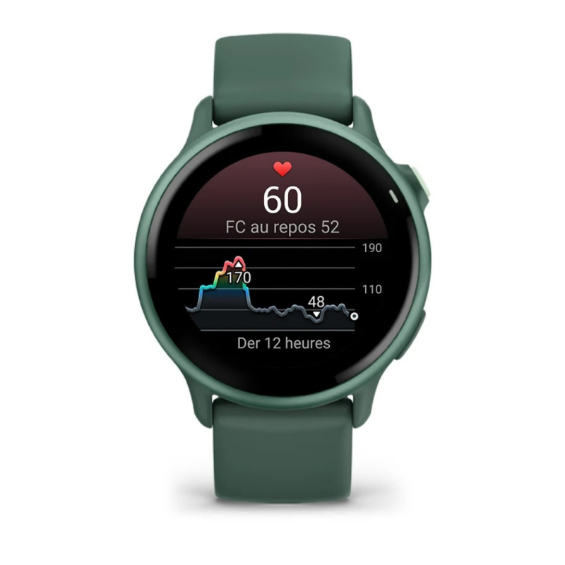 Garmin vívoactive® 6 Metallic Jasper Green montre connectée