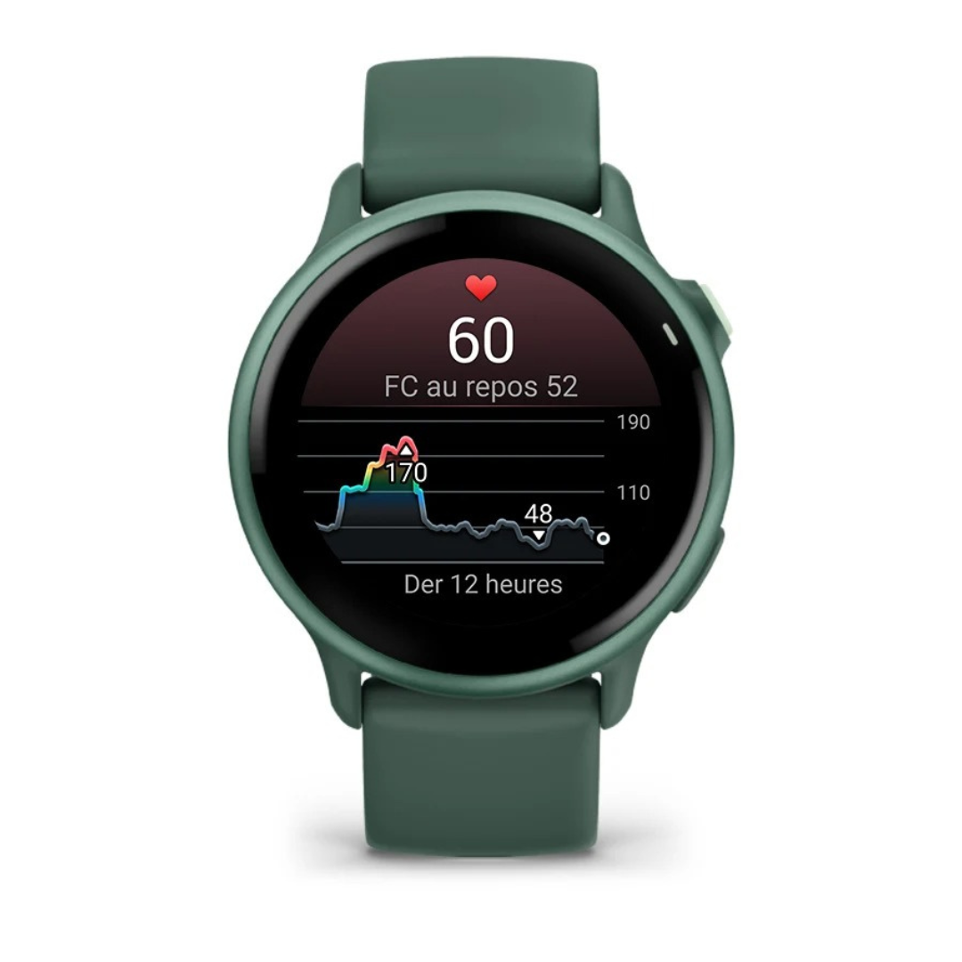 Garmin vívoactive® 6 Metallic Jasper Green montre connectée