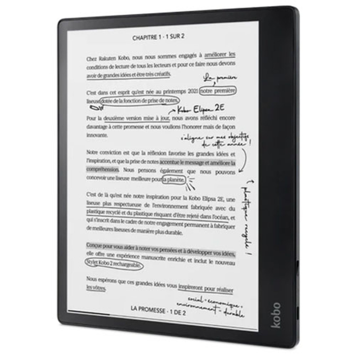 Kobo Elipsa 2E Pack 10.3” E-Ink 32 Go