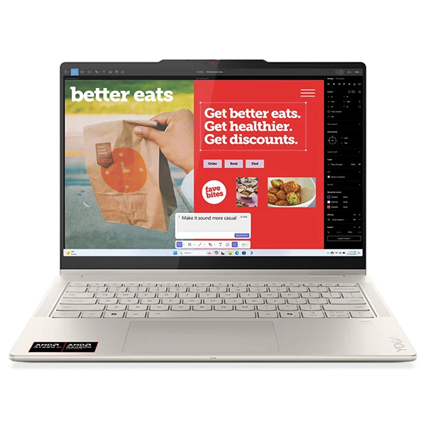 Lenovo Yoga 7 2-in-1 OLED Ryzen AI 5 340 – 16Go RAM, 512Go SSD