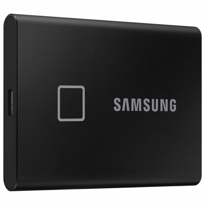 Samsung Portable SSD T7 Touch 2To Noir avec cryptage des données USB 3.2 Gen 2 (MU-PC2T0K/WW)