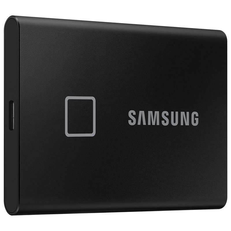 Samsung Portable SSD T7 Touch 2To Noir avec cryptage des données USB 3.2 Gen 2 (MU-PC2T0K/WW)