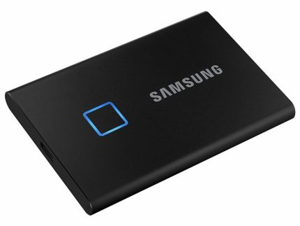 Samsung Portable SSD T7 Touch 2To Noir avec cryptage des données USB 3.2 Gen 2 (MU-PC2T0K/WW)