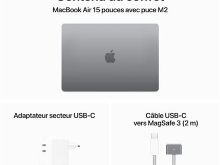 MacBook Air 15″ (2023) M2 8 Go 256 Go Occasion