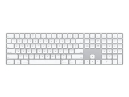 Magic Keyboard avec pavé numérique Blanc Sans Fil