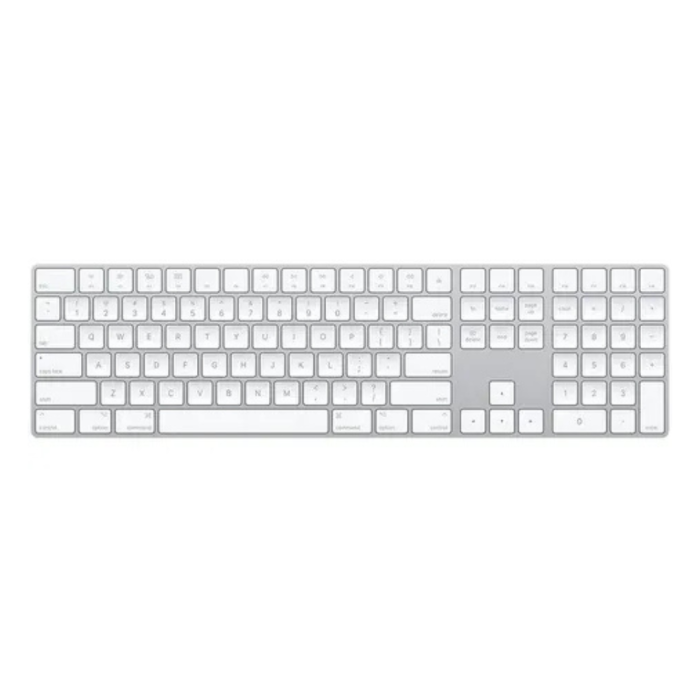 Magic Keyboard avec pavé numérique Blanc Sans Fil
