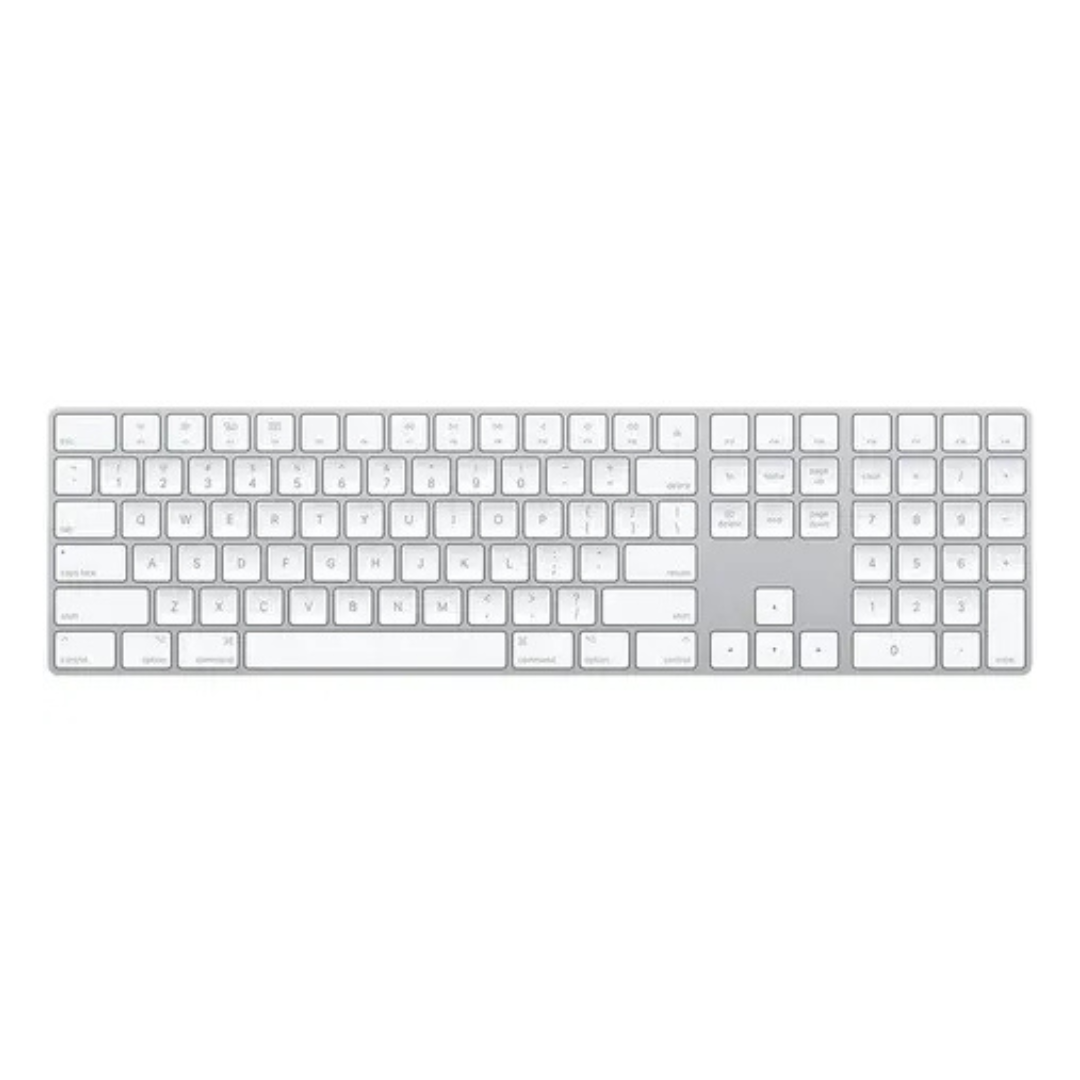 Magic Keyboard avec pavé numérique Blanc Sans Fil