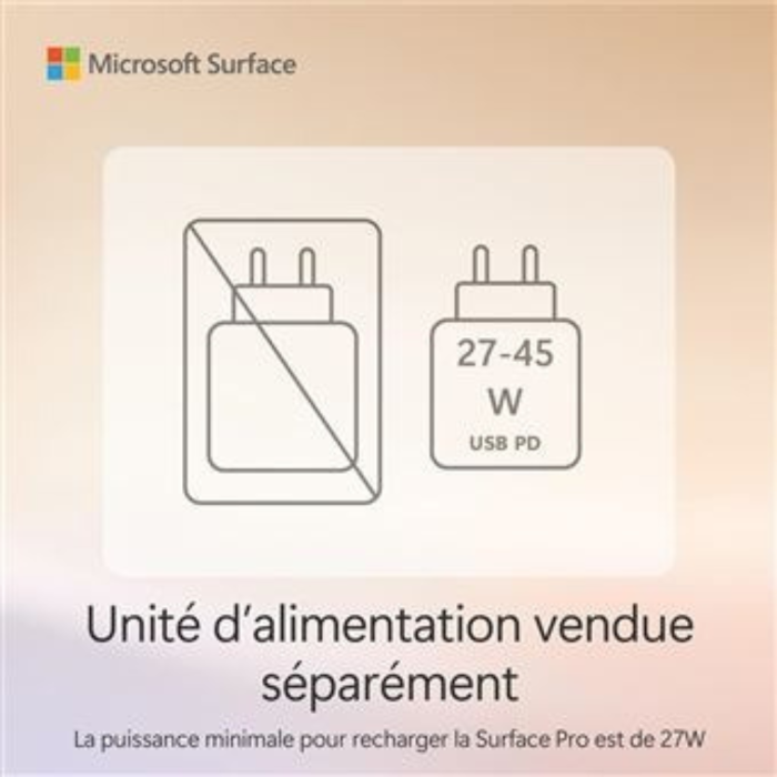 Microsoft Surface Pro 12 Copilot Snapdragon X Plus 16 Go 512 Go SSD Océan