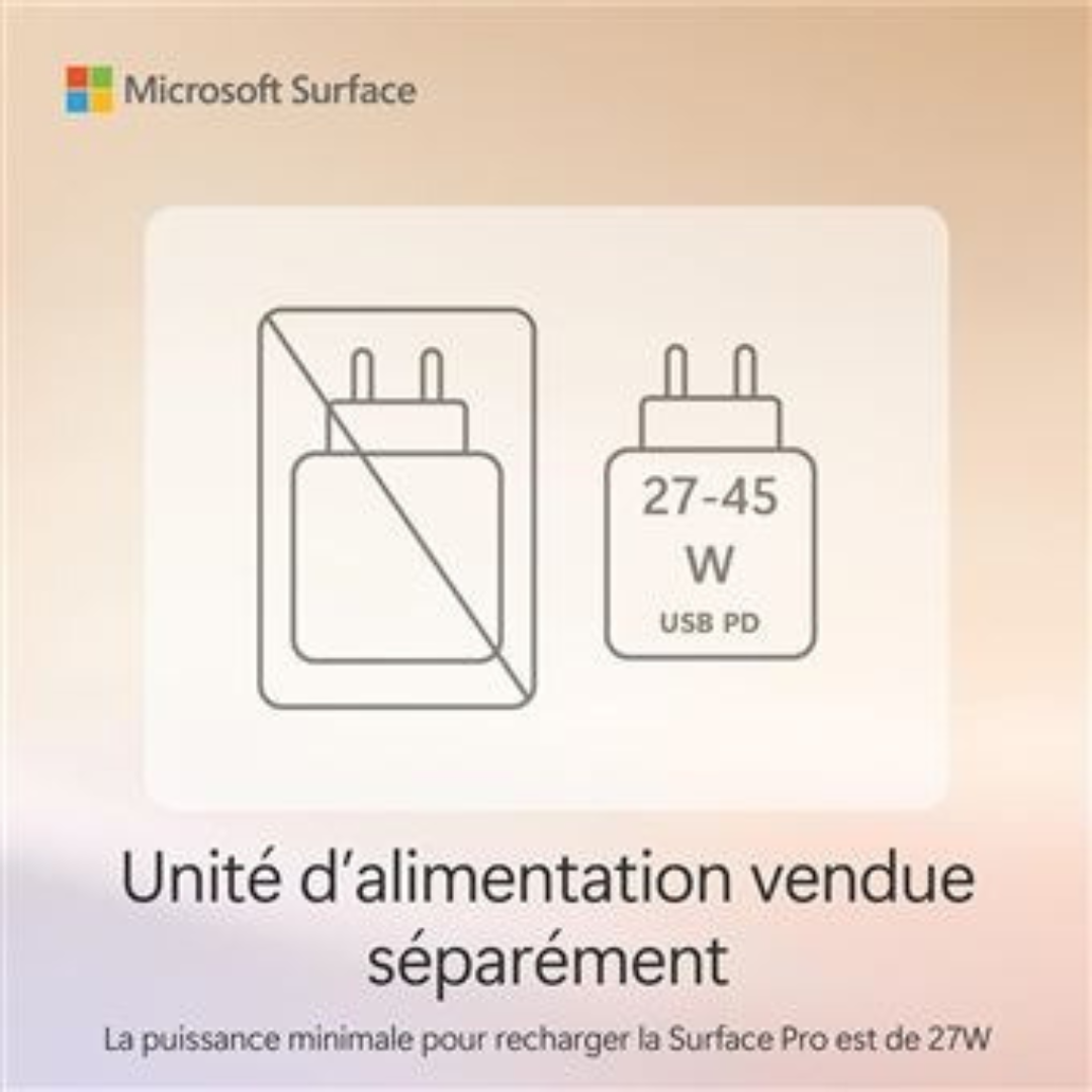 Microsoft Surface Pro 12 Copilot Snapdragon X Plus 16 Go 512 Go SSD Océan