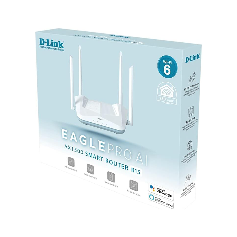 D-Link R15 Routeur Smart Eagle Pro IA WiFi AX1500