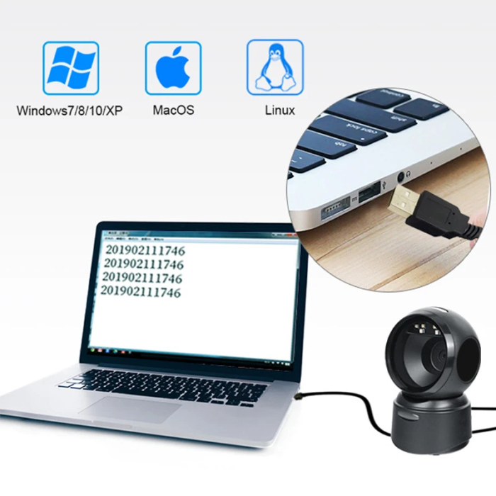 Scanner code barre OCBS-T218 haute précision