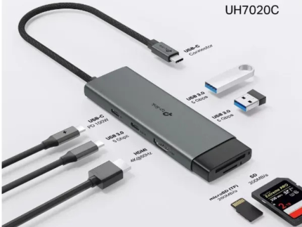 TP-LINK TL-UH7020C Hub USB-C 7 en 1 HDMI 4K