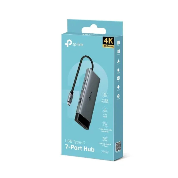 TP-LINK TL-UH7020C Hub USB-C 7 en 1 HDMI 4K