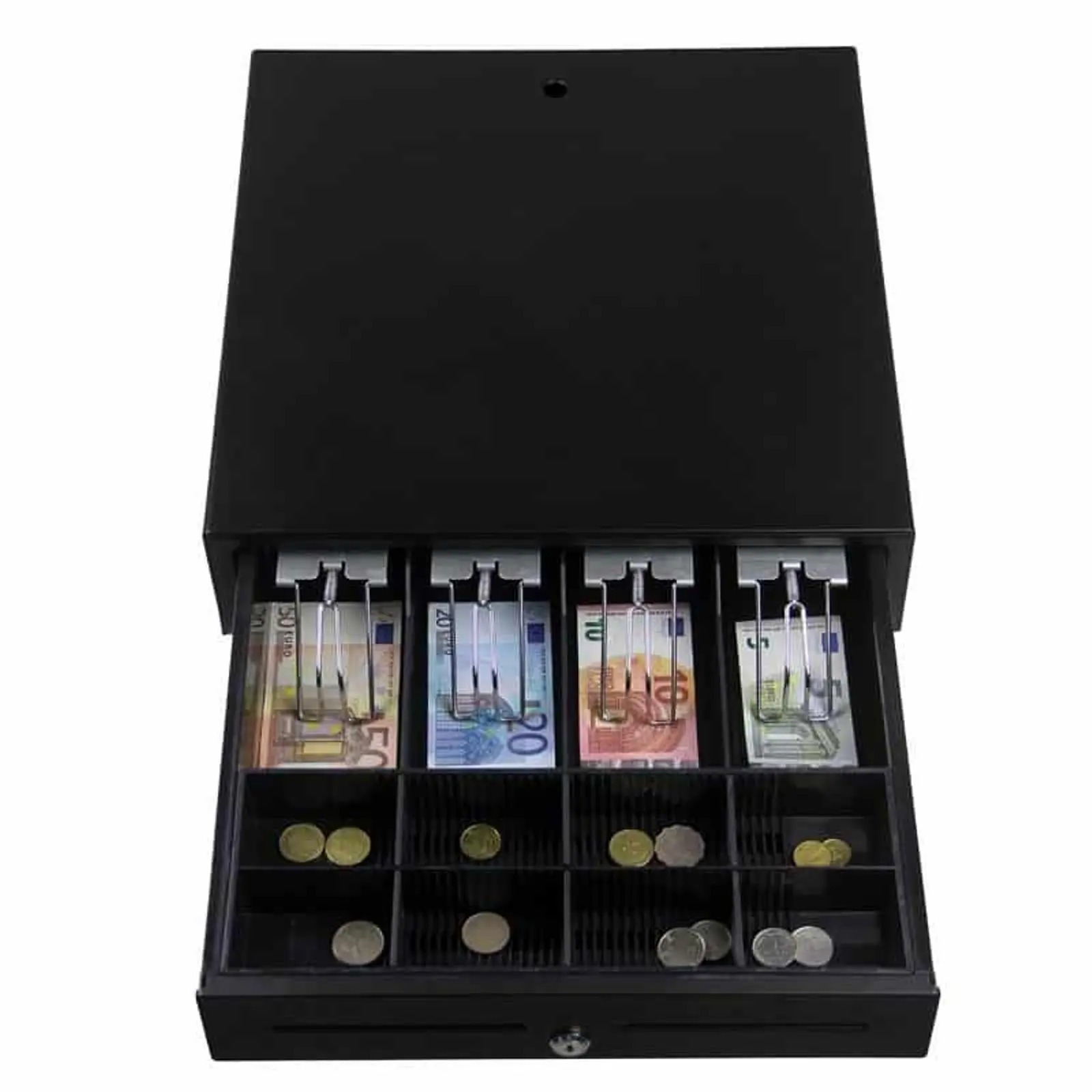 Tiroir caisse métal ECD-405J robuste noir