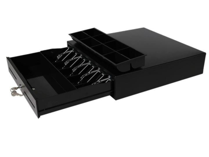 Tiroir caisse métal ECD-405J robuste noir