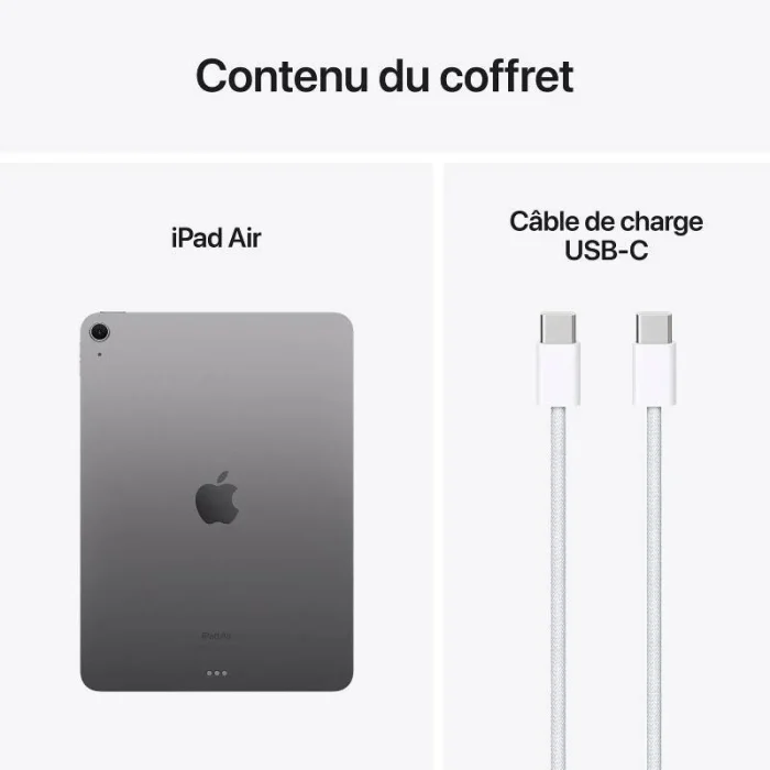 Apple iPad Air 6 11″ M2 128Go Wi-Fi – Occasion