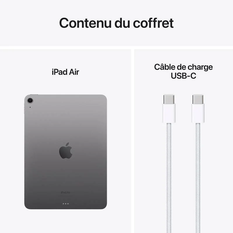 Apple iPad Air 6 11″ M2 128Go Wi-Fi – Occasion