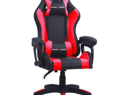 Dxracer Chaise gamer DXRacer Rouge avec Rgb