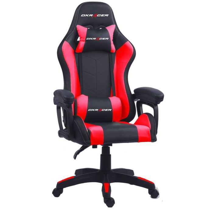 Dxracer Chaise gamer DXRacer Rouge avec Rgb