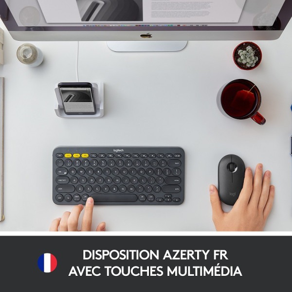 Logitech Clavier Bluetooth Multidispositif K380