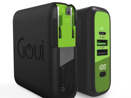 Goui Mbala powerbank, wireless 10w, wall charger