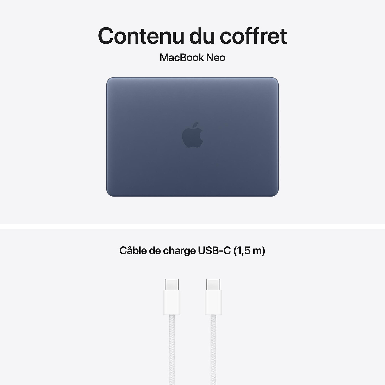 MacBook Neo A18 Pro 8Go 512Go SSD Bleu – AZERTY – Occasion